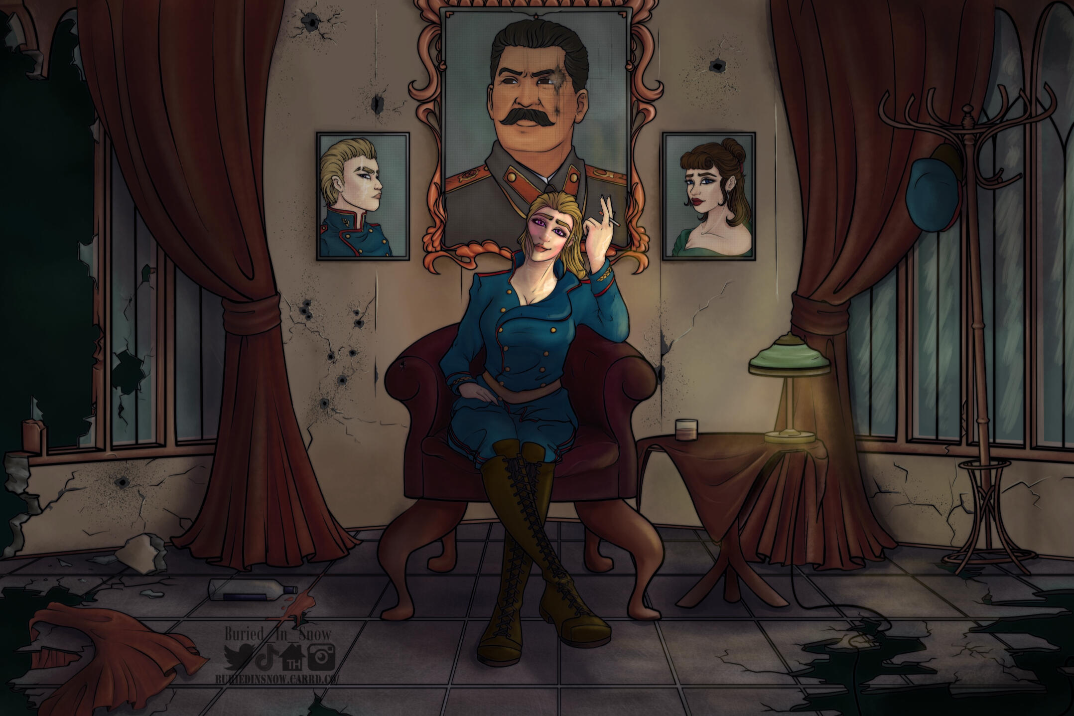 1 Character + 3 Busts Complex +Simple light source, Est | $555 AUD | $444 USD | €388.50 EURO | £333 GBP