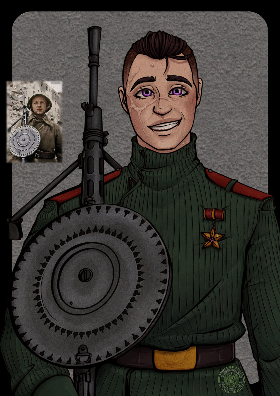 DP-28 Soldier redraw