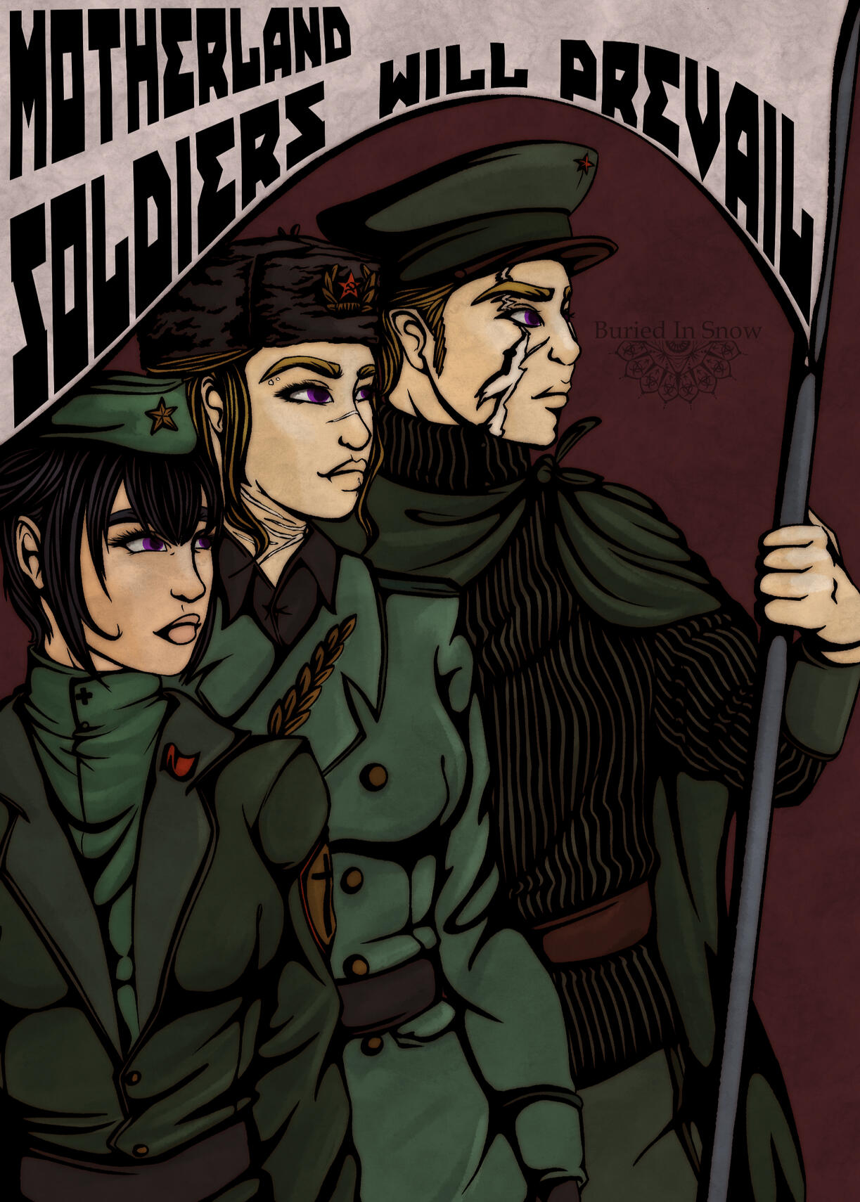 Red army poster